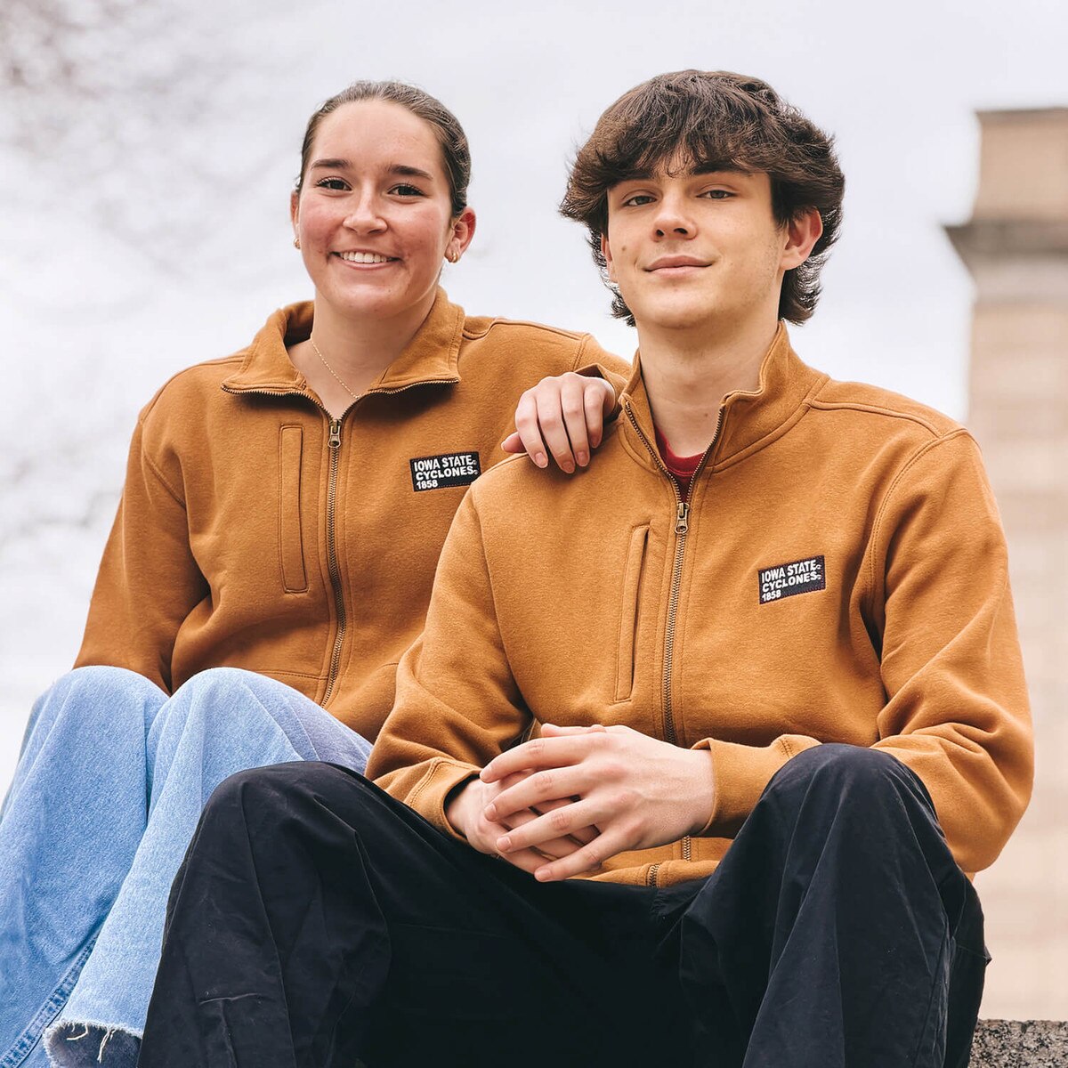 Gear Iowa State Cyclones Brown Full-Zip Jacket (was $74.99)